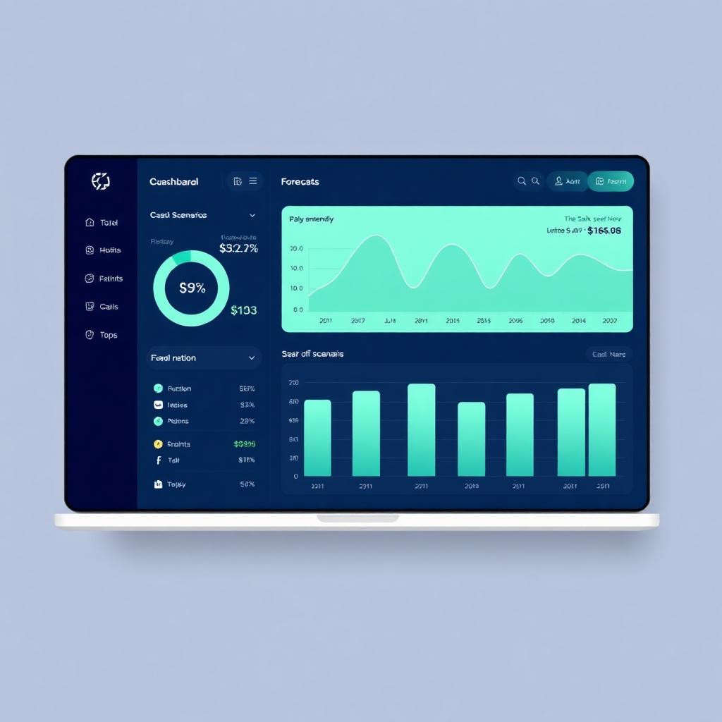 Cash flow forecast interface
